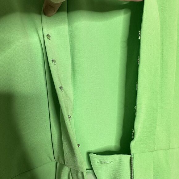 ALC Heston Blazer Romper Long Sleeve Women's No Belt Green Size 4 - Picture 9 of 9